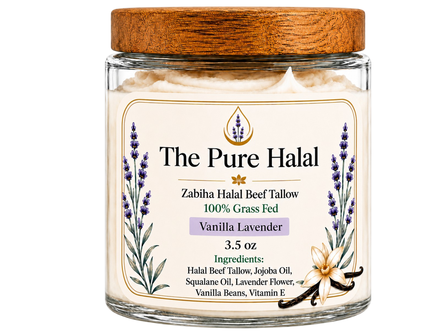 Halal Vanilla Lavender Tallow